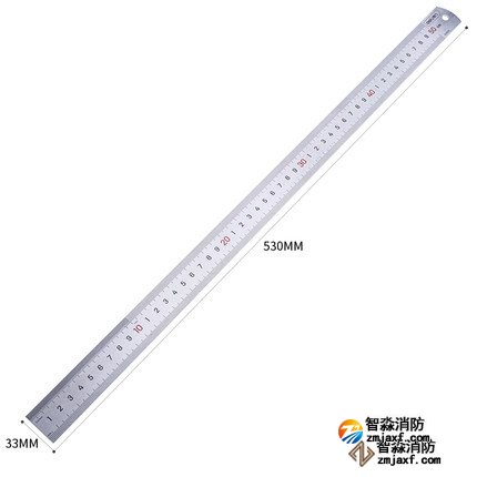 辽宁钢直尺量程50cm；精度：1mm　